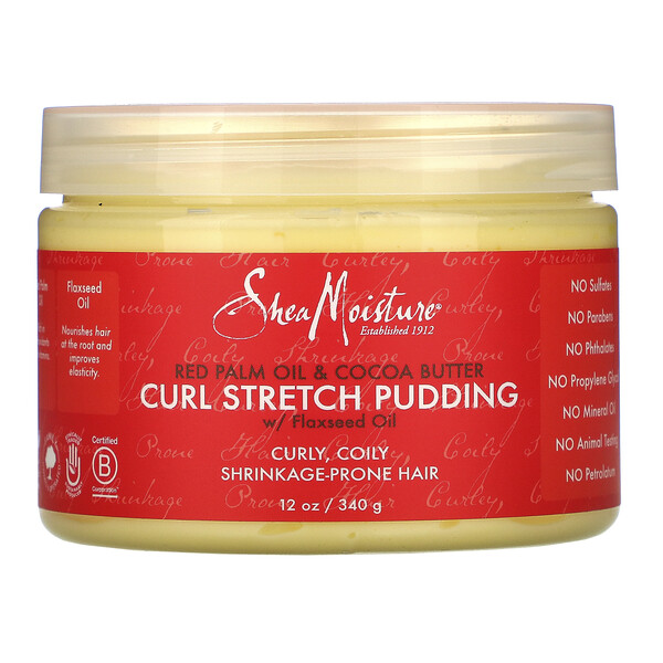 Curl Stretch Pudding, красное пальмовое масло и масло какао, 340 г (12 унций)
