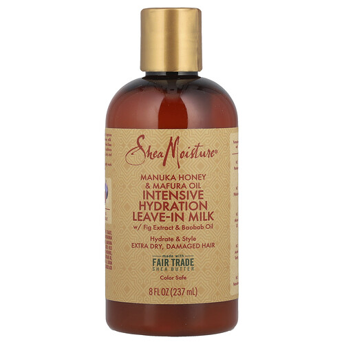 Sheamoisture Manuka Honey & Mafura Oil, Intensive Hydration Leave-In Milk, 8 fl oz (237 ml)