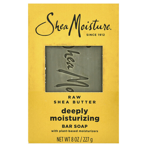 Sheamoisture Raw Shea Butter Bar Soap, Deeply Moisturizing, 8 oz (227 g)