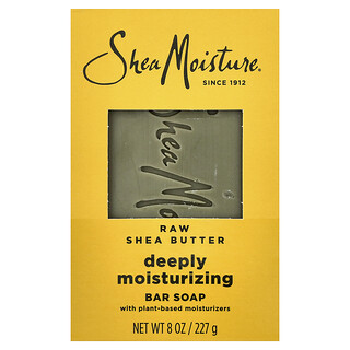 SheaMoisture, Raw Shea Butter Bar Soap, Deeply Moisturizing, 8 oz (227 g)