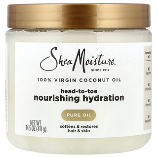 SheaMoisture, 100 % jomfru kokosolje, 14,5 oz (411 g)