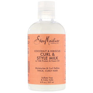 Отзывы о Ши Мойстчэ, Curl & Style Milk, Coconut & Hibiscus,  8 fl oz (237 ml)