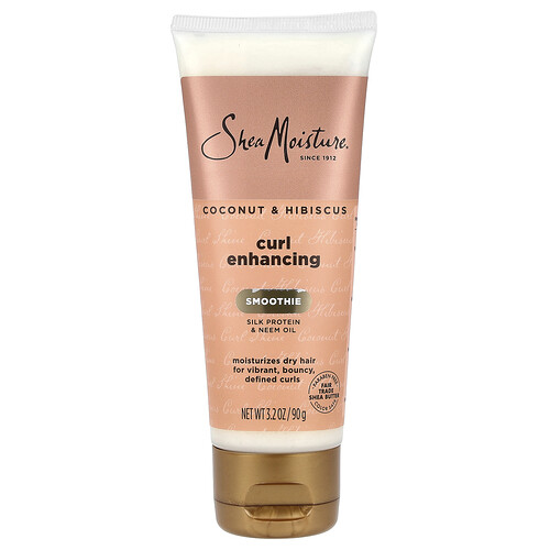 SheaMoisture, Curl Enhancing, Smoothie, Silk Protein & Neem-Öl, Kokos & Hibiskus, 90 g