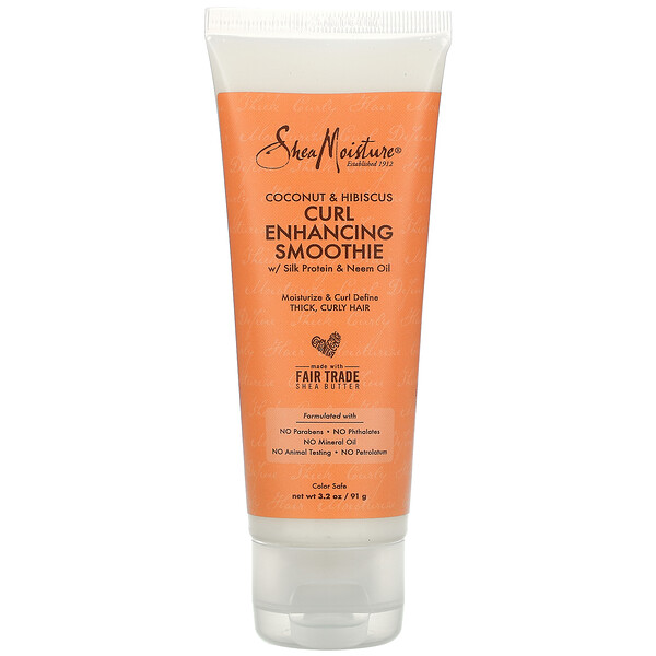 SheaMoisture, Coconut & Hibiscus Curl Enhancing Smoothie, 3.2 oz (91 g)