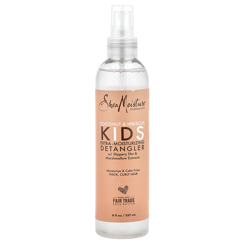 SheaMoisture, Extra-hydraterende ontklitspray voor kinderen, kokosnoot en hibiscus, 237 ml