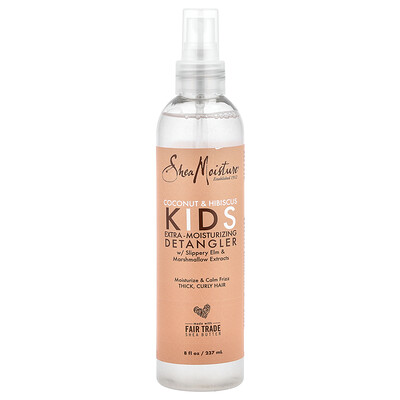 SheaMoisture, Desenredante extra humectante para niños, Coco e hibisco, 237 ml (8 oz. líq.)