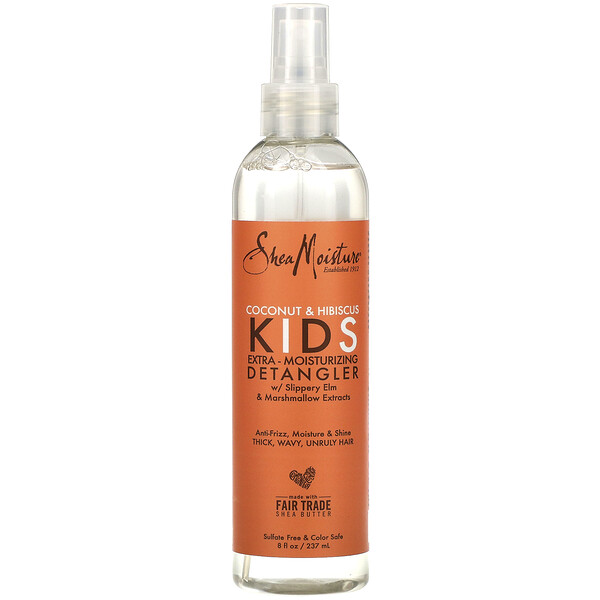 SheaMoisture‏, Kids Extra-Moisturizing Detangler, Coconut & Hibiscus, 8 fl oz (237 ml)