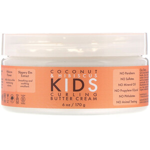 Отзывы о Ши Мойстчэ, Kids Curling Butter Cream, Coconut & Hibiscus, 6 oz (170 g)