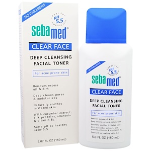 Отзывы о Себамед США, Clear Face, Deep Cleansing Facial Toner, 5.07 fl oz (150 ml)