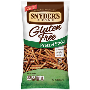 Отзывы о Снидерс, Gluten Free Pretzel Sticks, 8 oz (226 g)