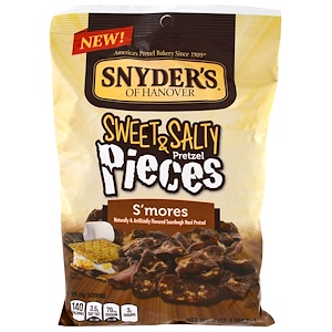 Отзывы о Снидерс, Sweet and Salty Pretzel Pieces, S'mores, 7 oz (198.5 g)