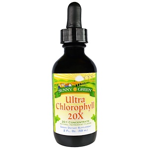 Отзывы о Санни Грин, Ultra Chlorophyll 20X, Natural Peppermint Flavor, 2 fl oz (59 ml)