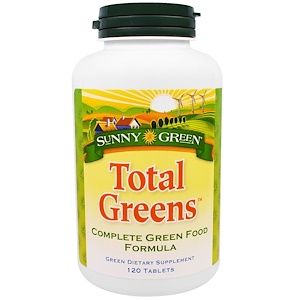 Отзывы о Санни Грин, Total Greens, 120 Tablets