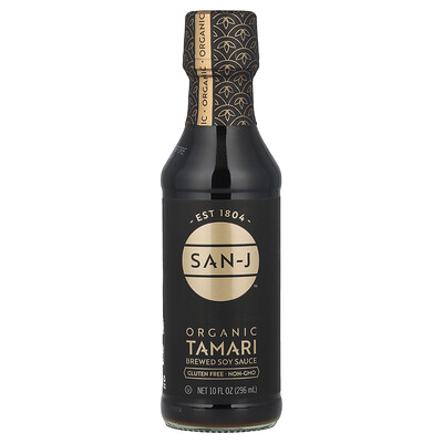 San-J Organic Tamari Brewed Soy Sauce 10 fl oz (296 ml)
