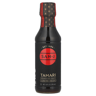 San-J, Sos de soia preparat Tamari, 10 fl oz (296 ml)