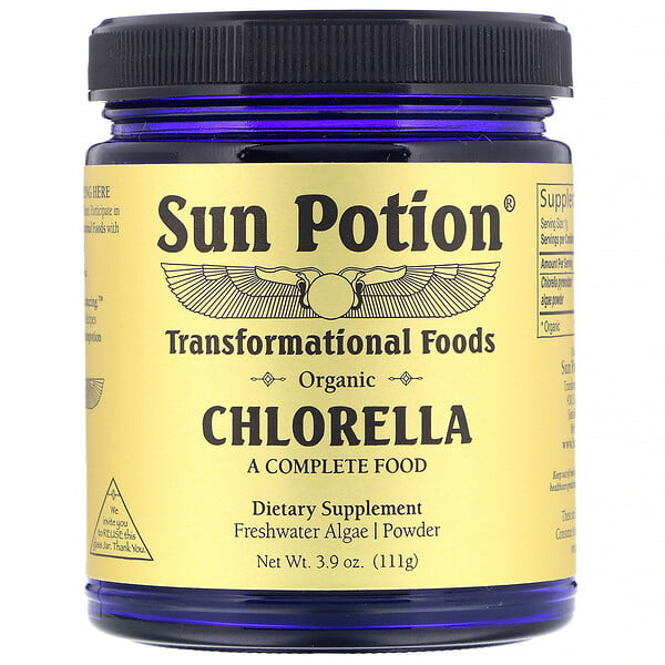 Sun Potion, クロレラ粉末、オーガニック、111 g