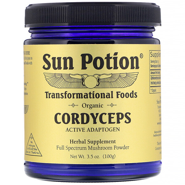 Cordyceps Powder, Organic, 3.5 oz (100 g)