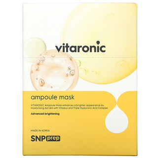 SNP, Vitaronic, Ampoule Beauty Sheet Mask, 10 Sheet, 0.84 fl oz (25 ml) Each