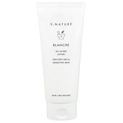 S.nature Blanche, All In One Lotion, For Very Dry & Sensitive Skin, 200 ml