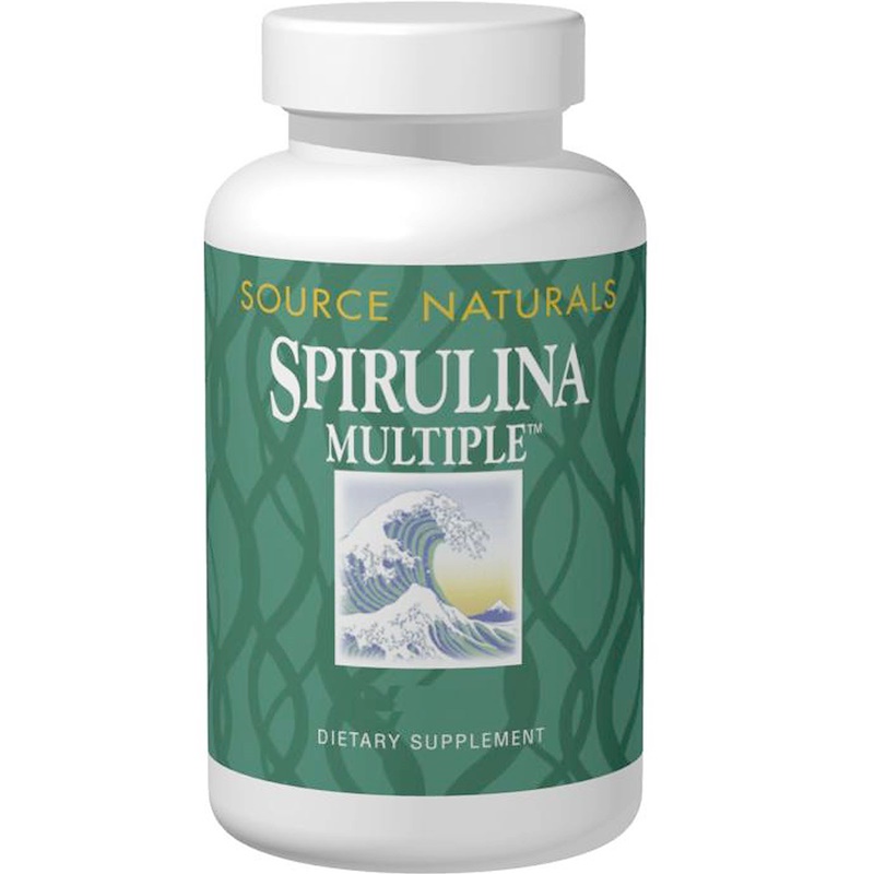 Source Naturals, Spirulina Multiple, 100 Tablets iHerb
