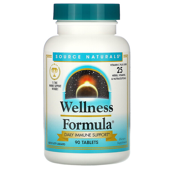 Source Naturals‏, Wellness Formula, 90 Tablets