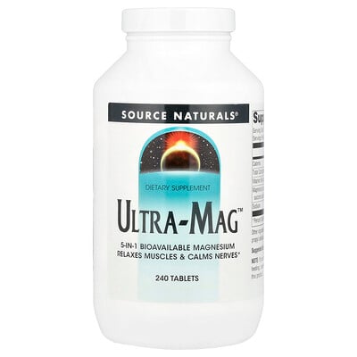 Product Image for Source Naturals, Ultra-Mag , 240 Tablets