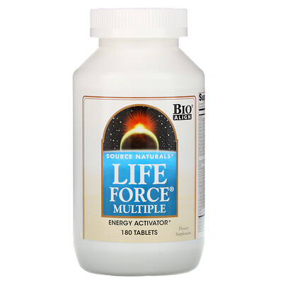 Source Naturals Life Force® Multiple, мультивитамин, 180 таблеток