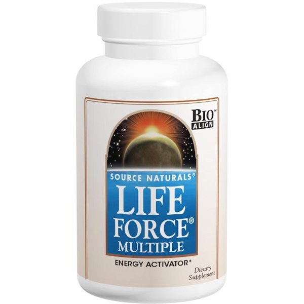 Source Naturals, Мультивитамин Life Force, 180 таблеток