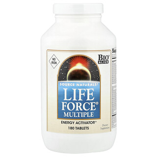 Source Naturals, Life Force® Multiple, No Iron, 180 Tablets
