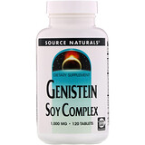 Source Naturals, Генистеин, соевый комплекс, 1,000 мг, 120 таблеток отзывы
