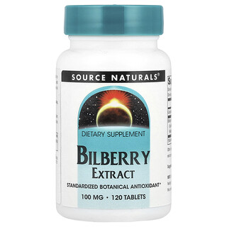 Source Naturals, Extracto de Arándano, 100 mg, 120 Comprimidos