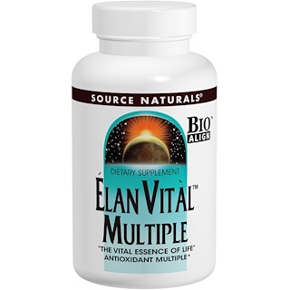 Source Naturals, Elan Vital Multiple, 90 таблеток
