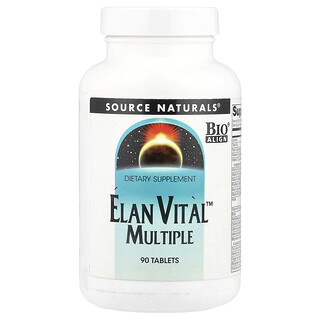 Source Naturals, Elan Vital ™ Multiple, 90 таблеток
