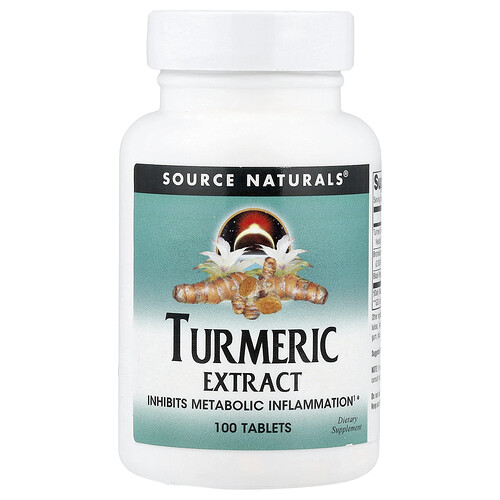 Source Naturals, ウコンエキス, 100タブレット