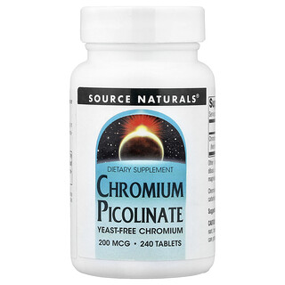 Source Naturals, Chromium Picolinate, 200 mcg, 240 Tablets