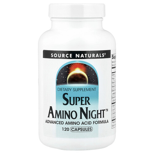 Source Naturals, Super Amino Night™, 120 Capsules