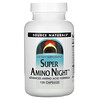 Source Naturals, Super Amino Night 夜間氨基酸補充片，120 粒膠囊