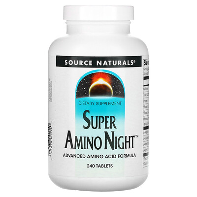 

Source Naturals Super Amino Night 240 Tablets