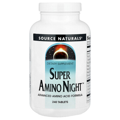 Product Image for Source Naturals, Super Amino Night , 240 Tablets