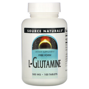 Отзывы о Сорс Начэралс, L-Glutamine, 500 mg, 100 Tablets