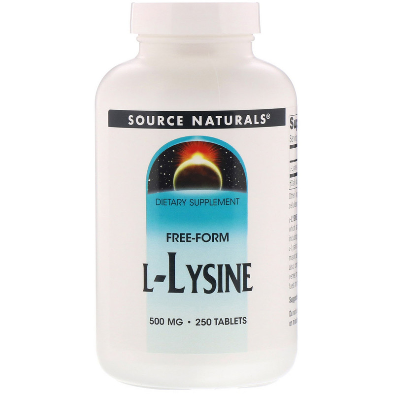 Source Naturals, LLysine, 500 mg, 250 Tablets iHerb