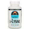 Source Naturals‏, L-Lysine, 1,000 mg, 100 Tablets