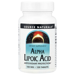 Source Naturals, Alpha Lipoic Acid, 100 mg, 120 Tablet