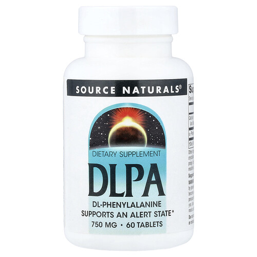 Source Naturals, DLPA, 750 mg, 60 Tabletten