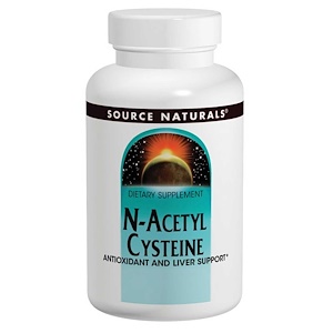 Купить Source Naturals, N-ацетил цистеин, 1000 мг, 120 таблеток  на IHerb