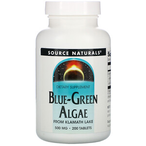 Отзывы о Сорс Начэралс, Blue-Green Algae, 200 Tablets