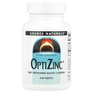Source Naturals, OptiZinc®, 240 comprimidos