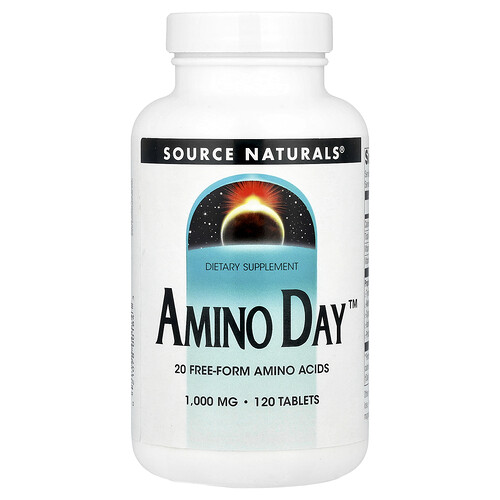 Photos - Amino Acid Source Naturals , Amino Day™, 120 Tablets SNS-00184 