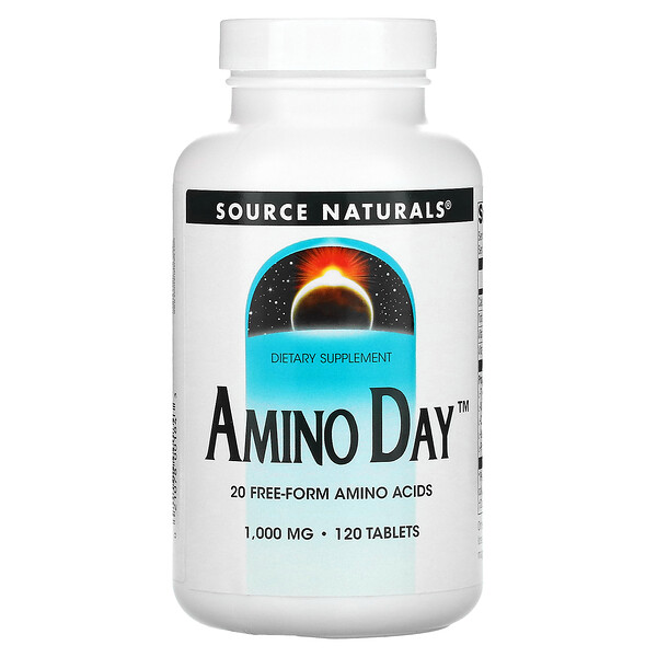 Source Naturals‏, Amino Day, 1,000 mg, 120 Tablets