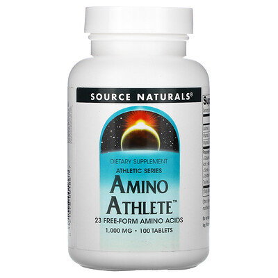 Source Naturals Athletic Series Amino Athlete 1 000 mg 100 Tablets